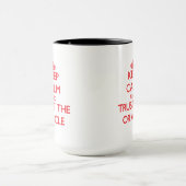 Mug Gardez le calme et faites confiance à Oracle (Centre)