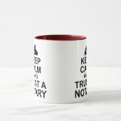 Mug Gardez le calme et faites confiance à un notaire (Centre)
