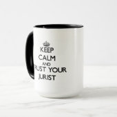 Mug Gardez le calme et faites confiance à votre (Devant gauche)