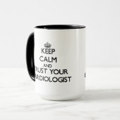 Mug Gardez le calme et faites confiance à votre (Devant gauche)