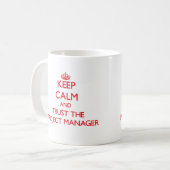 Mug Gardez le calme et faites confiance au chef de (Devant gauche)
