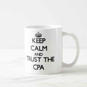 Mug Gardez le calme et faites confiance au Cpa