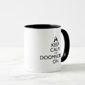 Mug Gardez Le Calme Et Faites Défiler Le Défilement (Devant droit)