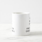 Mug Gardez le calme et finissez votre dissertation (Centre)