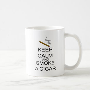 Mug Gardez le calme et fumez un cigare