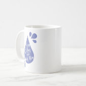 Mug Gardez le calme et huilez dessus (Devant gauche)