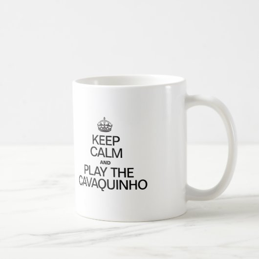MUG GARDEZ LE CALME ET JOUEZ À LA CAVAQUINHO (Droite)