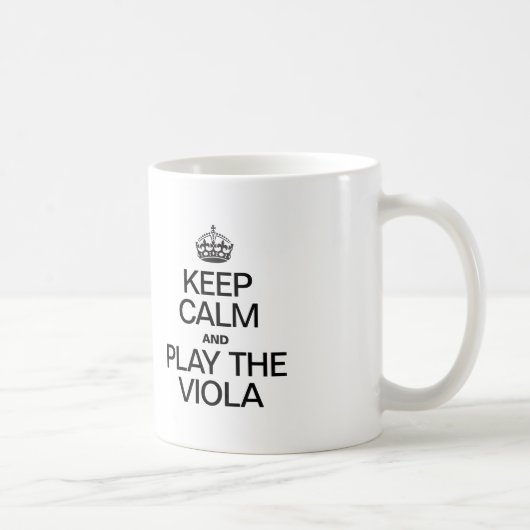 MUG GARDEZ LE CALME ET JOUEZ À LA VIOLA (Droite)