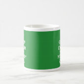 Mug Gardez le calme et joyeux dessus (Centre)