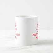 Mug Gardez le calme et la partie avec Milton (Centre)
