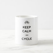 Mug Gardez le calme et le cycle (Centre)