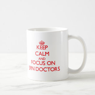 Mug Gardez le calme et le foyer sur des conseillers en
