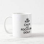 Mug Gardez le calme et le foyer sur le chariot (Gauche)