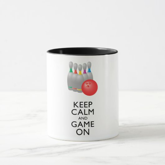 Mug GARDEZ LE CALME ET LE JEU SUR - Bowling (Centre)