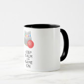 Mug GARDEZ LE CALME ET LE JEU SUR - Bowling (Devant droit)