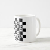 Mug GARDEZ LE CALME ET LE JEU SUR - Échecs (Devant droit)