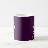 Mug Gardez le calme et le jeu sur (trombone) (toute (Centre)