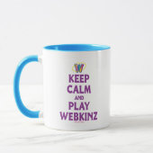 Mug Gardez le calme et le jeu Webkinz (Gauche)