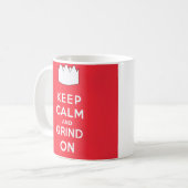 Mug Gardez le calme et le rectifiez dessus (Devant gauche)