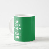 Mug Gardez le calme et le Troll dessus (Devant gauche)