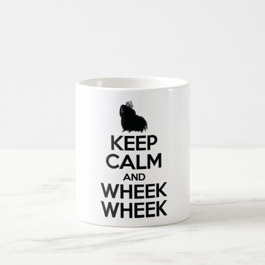 Mug Gardez le calme et le Wheek Wheek (Centre)