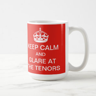 Mug Gardez le calme et l'éclat aux tenors attaquent