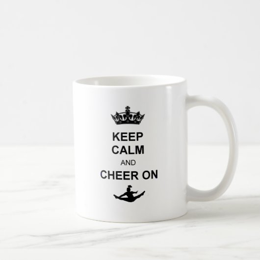 Mug Gardez le calme et l'encouragez dessus (Droite)