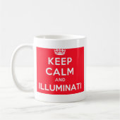 Mug Gardez le calme et l'Illuminati (Gauche)