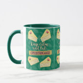 Mug Gardez le calme et mangez du fromage Faire cuire l (Gauche)