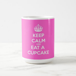 Mug Gardez le calme et mangez un petit gâteau