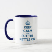 Mug Gardez le calme et mettez la bouilloire dessus (Gauche)