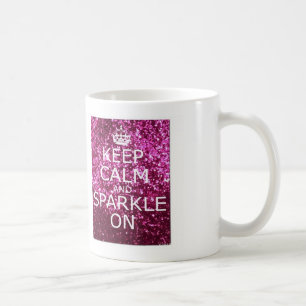 Mug Gardez le calme et miroitez dessus