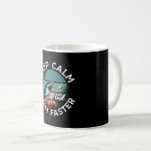 Mug Gardez Le Calme Et Nager Plus Rapidement Freediver (Devant droit)