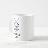 Mug Gardez le calme et pagayer (Devant gauche)