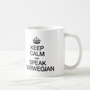 MUG GARDEZ LE CALME ET PARLEZ NORVÉGIEN