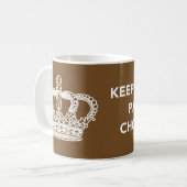 Mug Gardez le calme et passez le chocolat (Devant gauche)