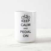 Mug Gardez le calme et pédalez dessus (Centre)