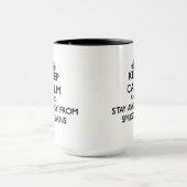 Mug Gardez le calme et restez à partir de Spriggans (Centre)