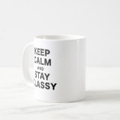 Mug Gardez le calme et restez chic (Devant gauche)