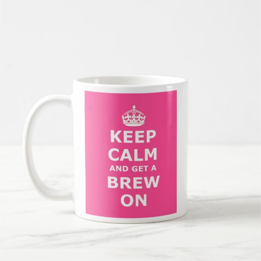 Mug Gardez le calme et réussissez un Brew (Gauche)