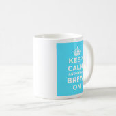 Mug Gardez le calme et réussissez un Brew (Devant droit)