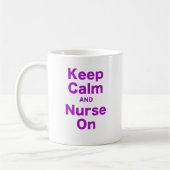 Mug Gardez le calme et soignez dessus (Gauche)