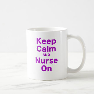 Mug Gardez le calme et soignez dessus