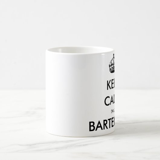 MUG GARDEZ LE CALME JE SUIS UN BARTENDEUR (Centre)