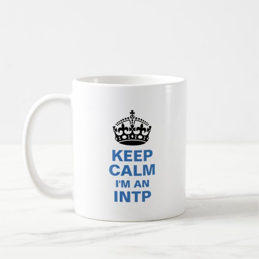 Mug Gardez le calme que je suis Un INTP (Gauche)