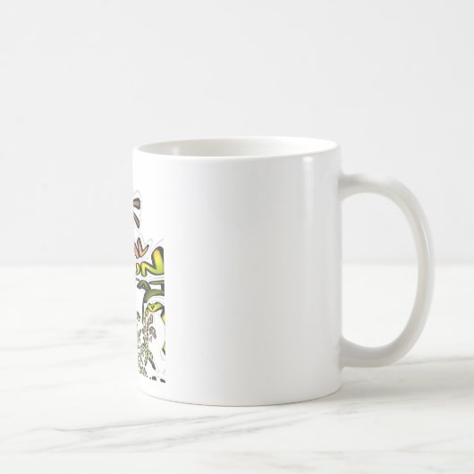 Mug Gardez-le réel : Art Kaleidoscope Impression/Graph (Droite)