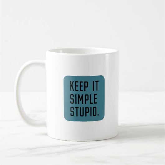 Mug Gardez-le simple (Gauche)