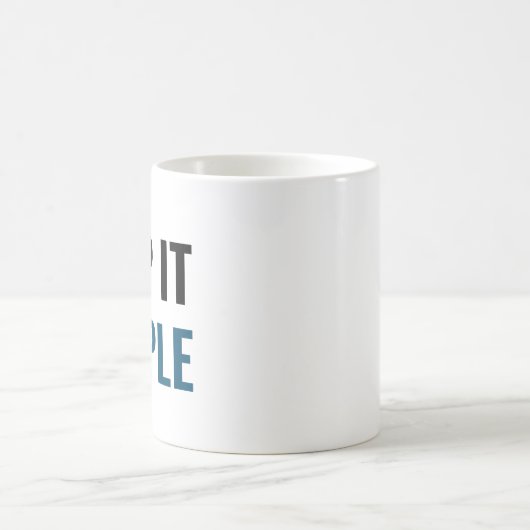 Mug Gardez-le simple (Centre)
