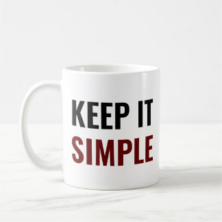 Mug Gardez-le simple