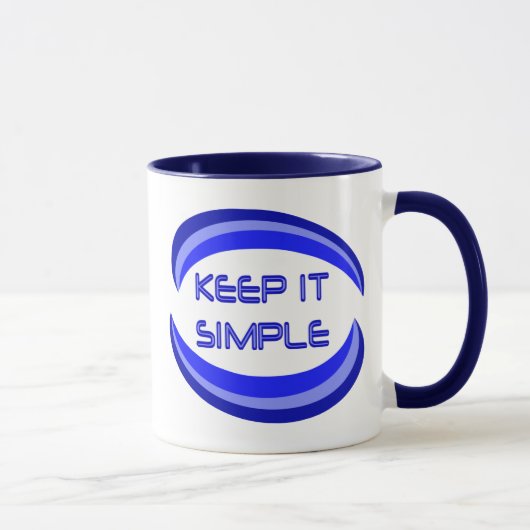 Mug Gardez-le simple (Droite)
